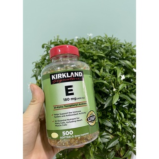 Viên uống đẹp da Vitamin E của Mỹ Kirkland Signature 400IU