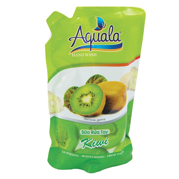 Nước Rửa Tay Aquala Hương Kiwi Túi 450ML