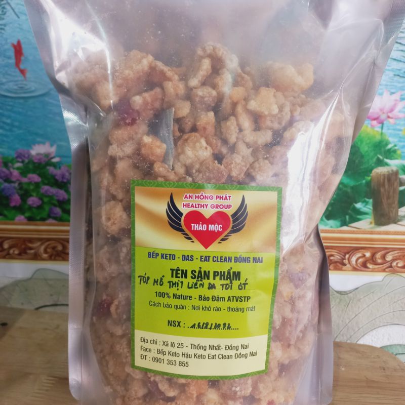 TÓP MỠ THỊT LIỀN DA MẮM HÀNH-TỎI ỚT-LÁ CHANH