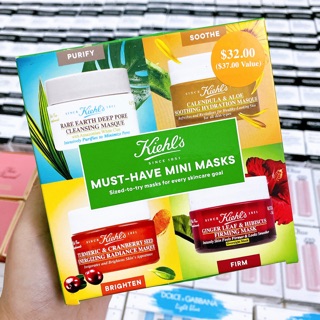 SET 4 mặt nạ MINISIZE KIEHL's (có sẳn)