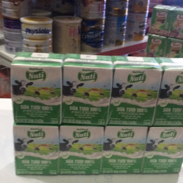 Combo 2 lốc sữa tươi Nuti 100% (110 ml)