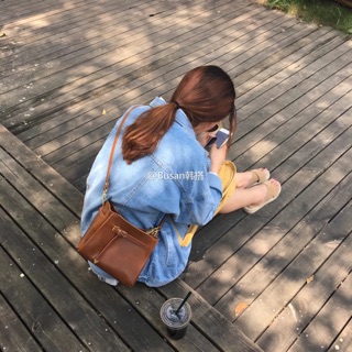 Áo khoác jean denim basic Ulzzang