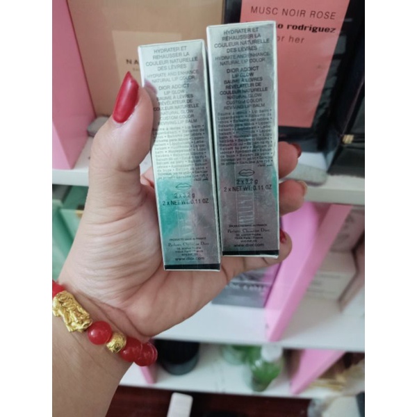 SÉT Bộ 2 SON DƯỠNG DIOR ADDICT LIP GLOW - màu 01 04