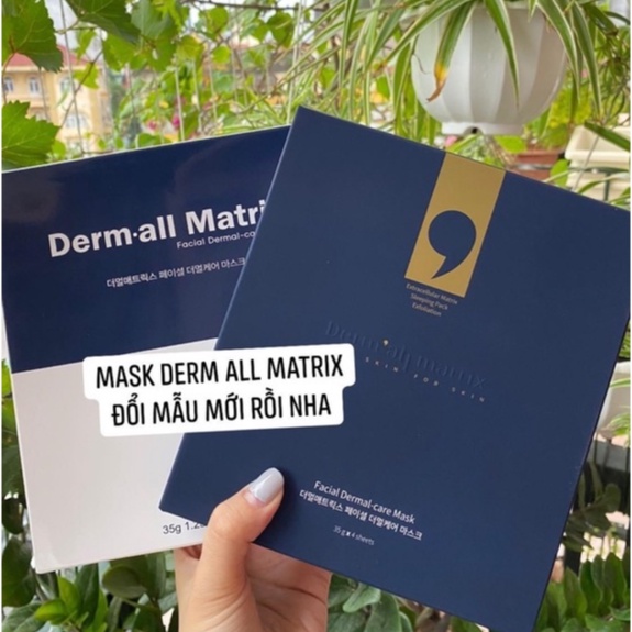 Mặt Nạ Derm All Matrix Facial Dermal-care Mask 35g Mẫu Mới