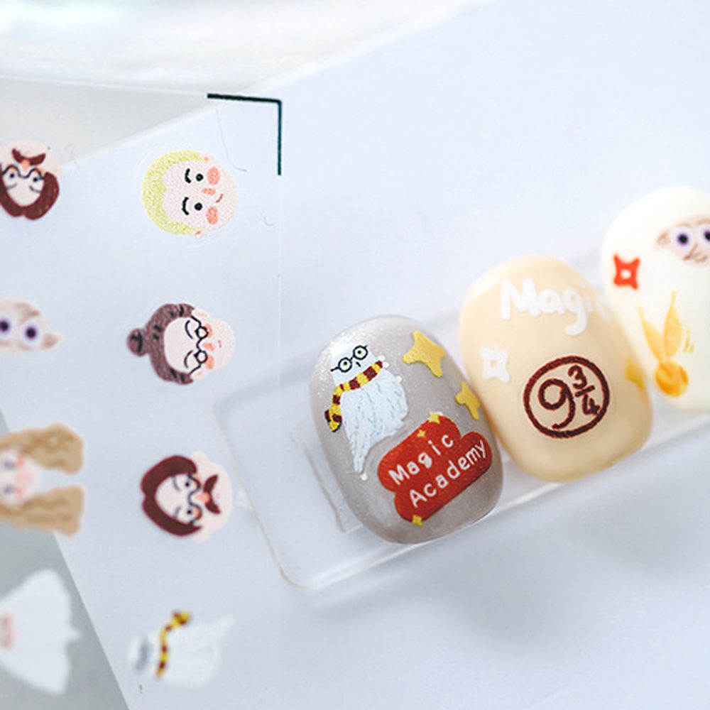 [Hàng mới về] Miếng dán trang trí móng tay hình hoạt hình 5D DIY