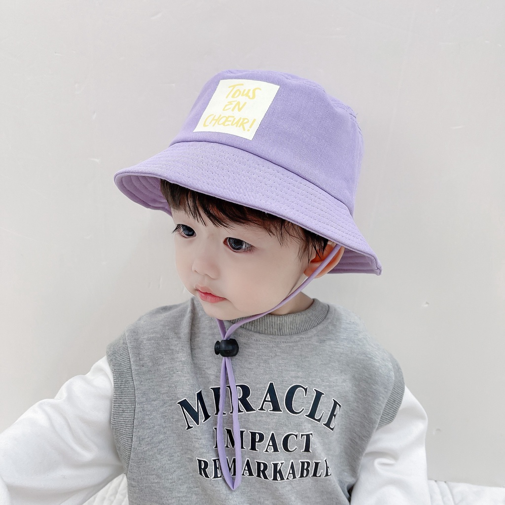 Nón Tai Bèo In Chữ tous Đơn Giản Đa Năng Cho Trẻ Em