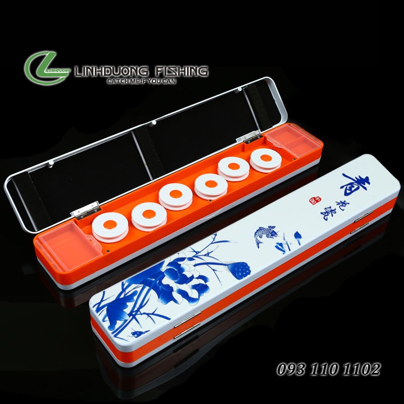 Hộp đựng phao và thẻo câu đài DAIWA 3 ngăn chất lượng tốt.