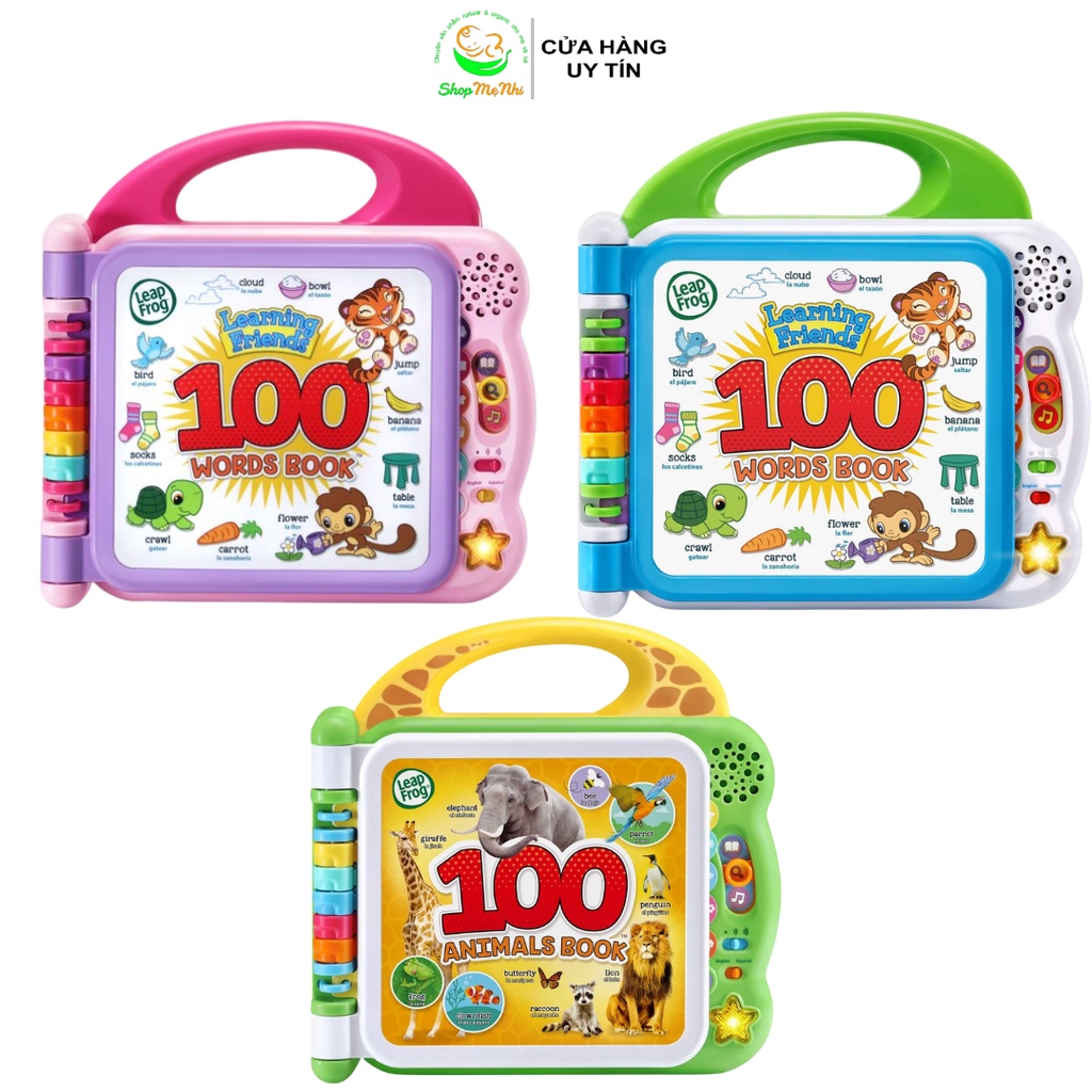 Đồ chơi Leapfrog - Sách thông minh Leap frog 100 Animal Book, Shop Mẹ Nhi Organic.