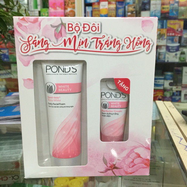 Kem dưỡng trắng toàn diện trắng hồng rạng rỡ Pond's White Beauty (25g-8g)