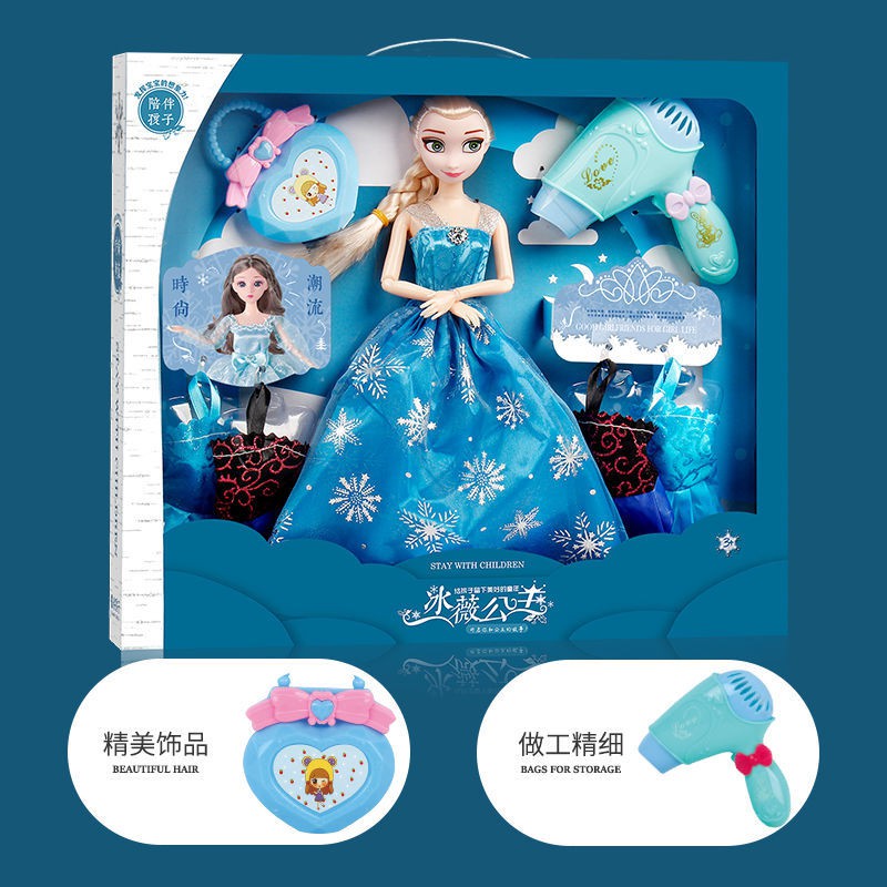 Bộ Búp Bê Công Chúa Barbie Có Khớp Cử Động Dành Cho Bé Gái 3-6 Tuổi