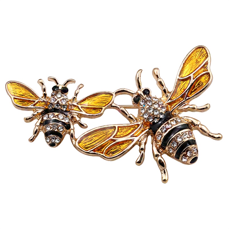 Ghim Cài Áo Hình Bọ Cánh Cứng Đính Đá Thời Trang