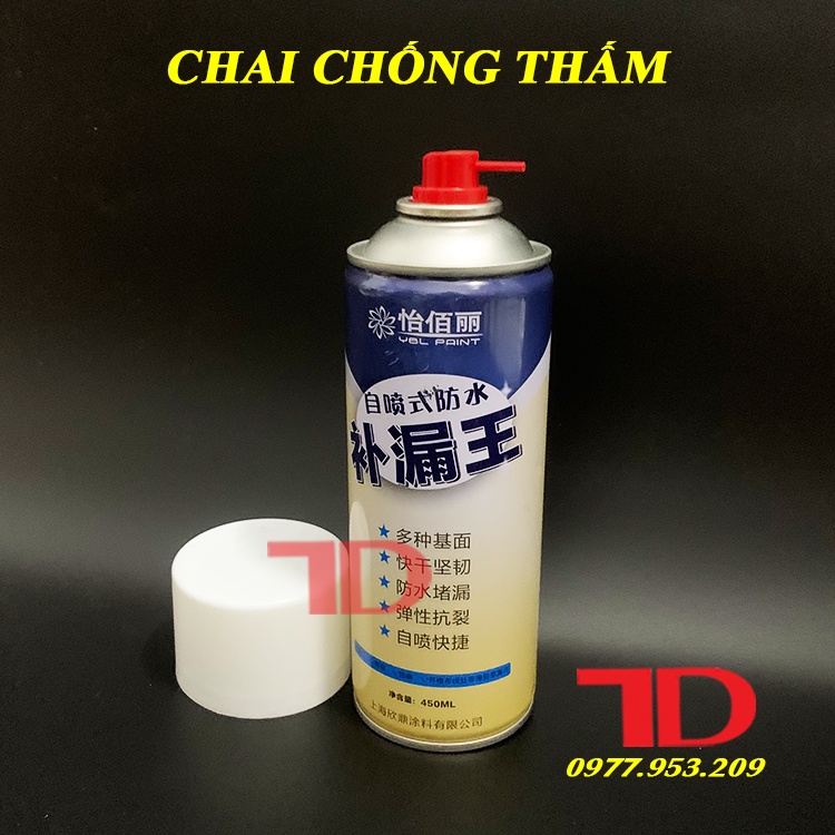 Chai dung dịch xịt chống dột, chống thấm nước