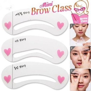Bộ 3 khuôn kẻ chân mày mini