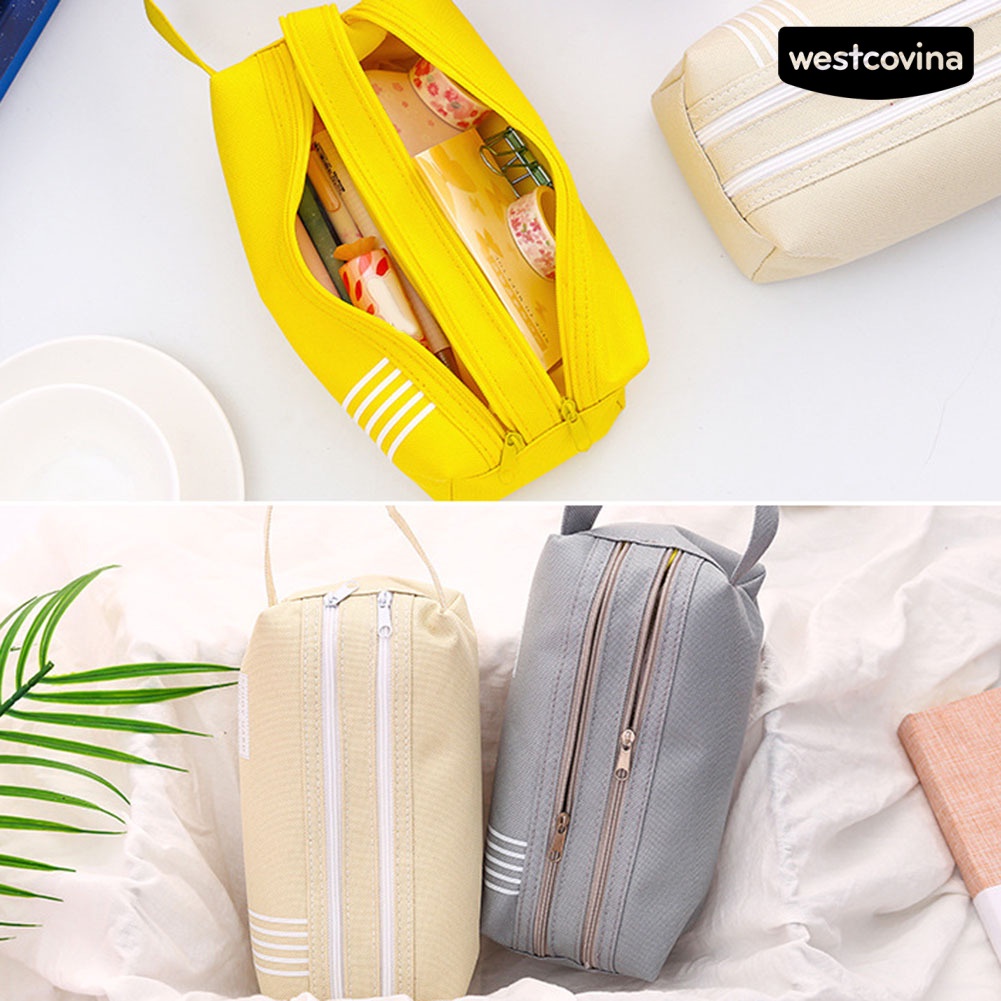 [Hot]✍Túi Đựng Bút Bằng Vải Oxford Nhiều Ngăn Tiện Dụng