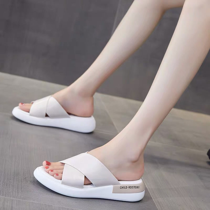Dép Sandal Đế Dày Thời Trang Mùa Hè Dành Cho Nữ / Size 35-40