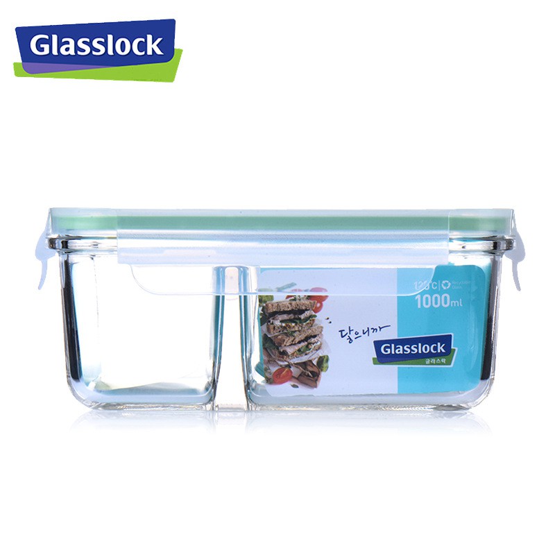 Hộp thủy tinh chia ngăn Glasslock MCRK100 1000ml