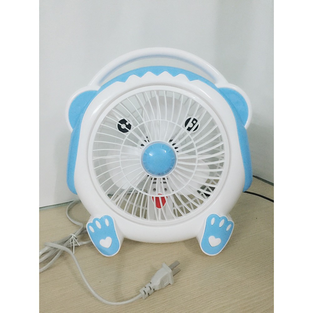 QUẠT BÀN CARTOON NHIỀU HÌNH CUTE-NGUỒN 220V- CÓ 3 CHẾ ĐỘ- CƯC MÁT