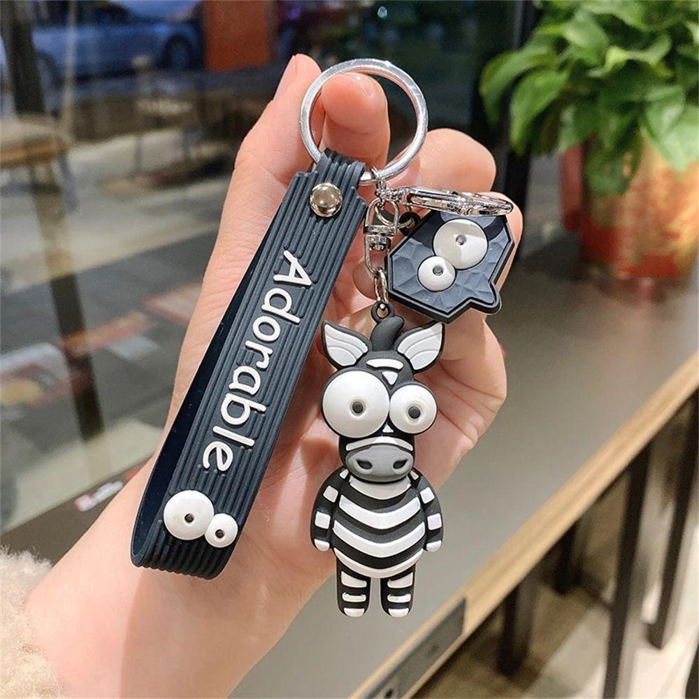 NICKOLAS Móc Chìa Khóa Hình Voi / Hươu Cao Cổ / Voi Hoạt Hình Dùng Làm Quà Tặng Cho Nam Và Nữ