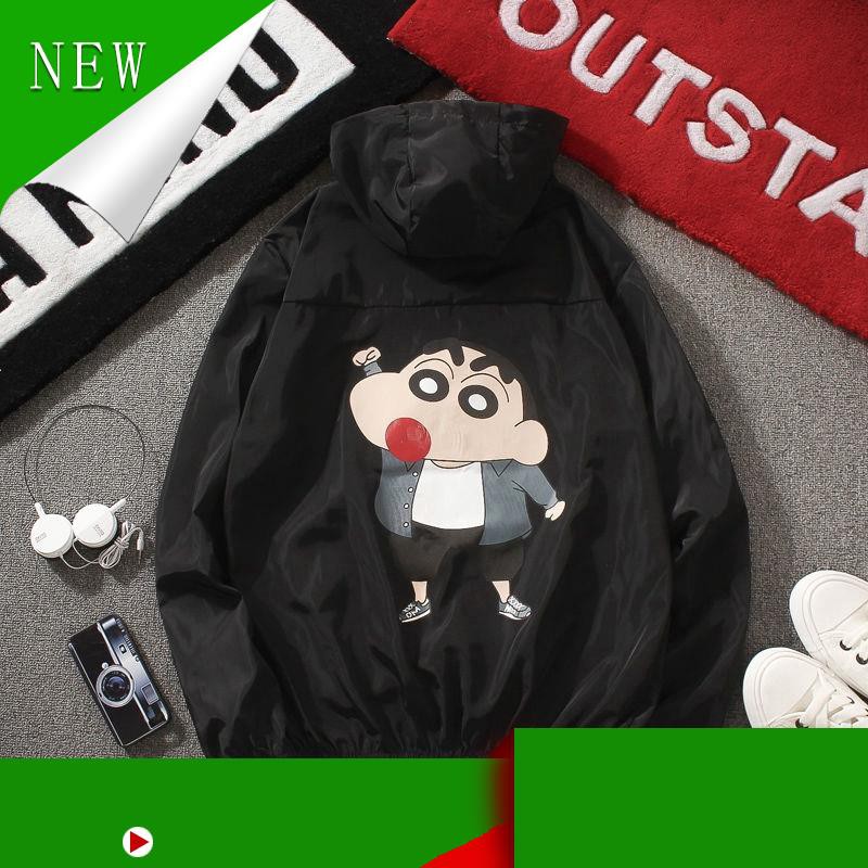 ( Mới ) Áo Hoodie Chống Nắng Thấm Hút Mồ Hôi In Hình Cậu Bé Bút Chì