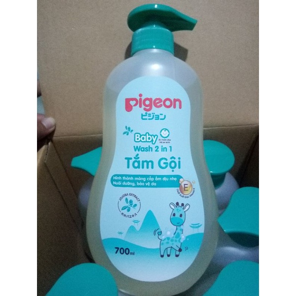 [Mẫu mới]Sữa tắm gội toàn thân Pigeon 700ml