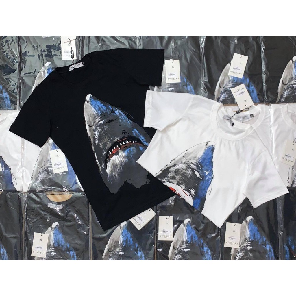 🌟 Áo thun không cổ cá mập hot hit mặc nam nữ, đơn đôi nhóm siêu đẹp