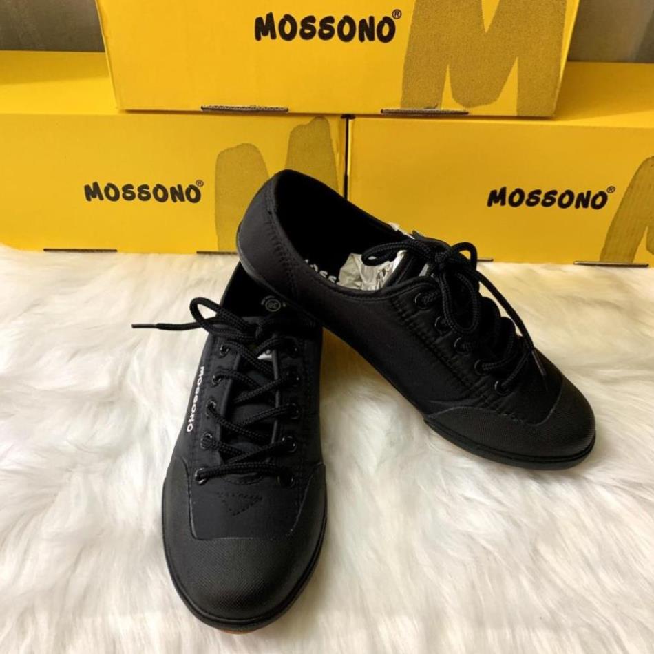 GIÀY BATA THÁI LAN NỮ VẢI DÙ MOSSONO SIÊU ÊM ÁI THỂ THAO TRẺ TRUNG MOSSONO MWS010 (ĐEN - NÂU - TRẮNG) " ' , . ]