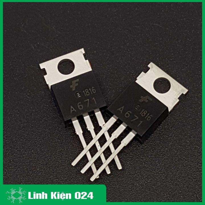 IC khuếch đại công suất tần số thấp A671 TO-220 PNP