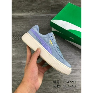 Giày Thể Thao Puma Đế Dày Thêu Hoa Có 4 Màu Size 35-40