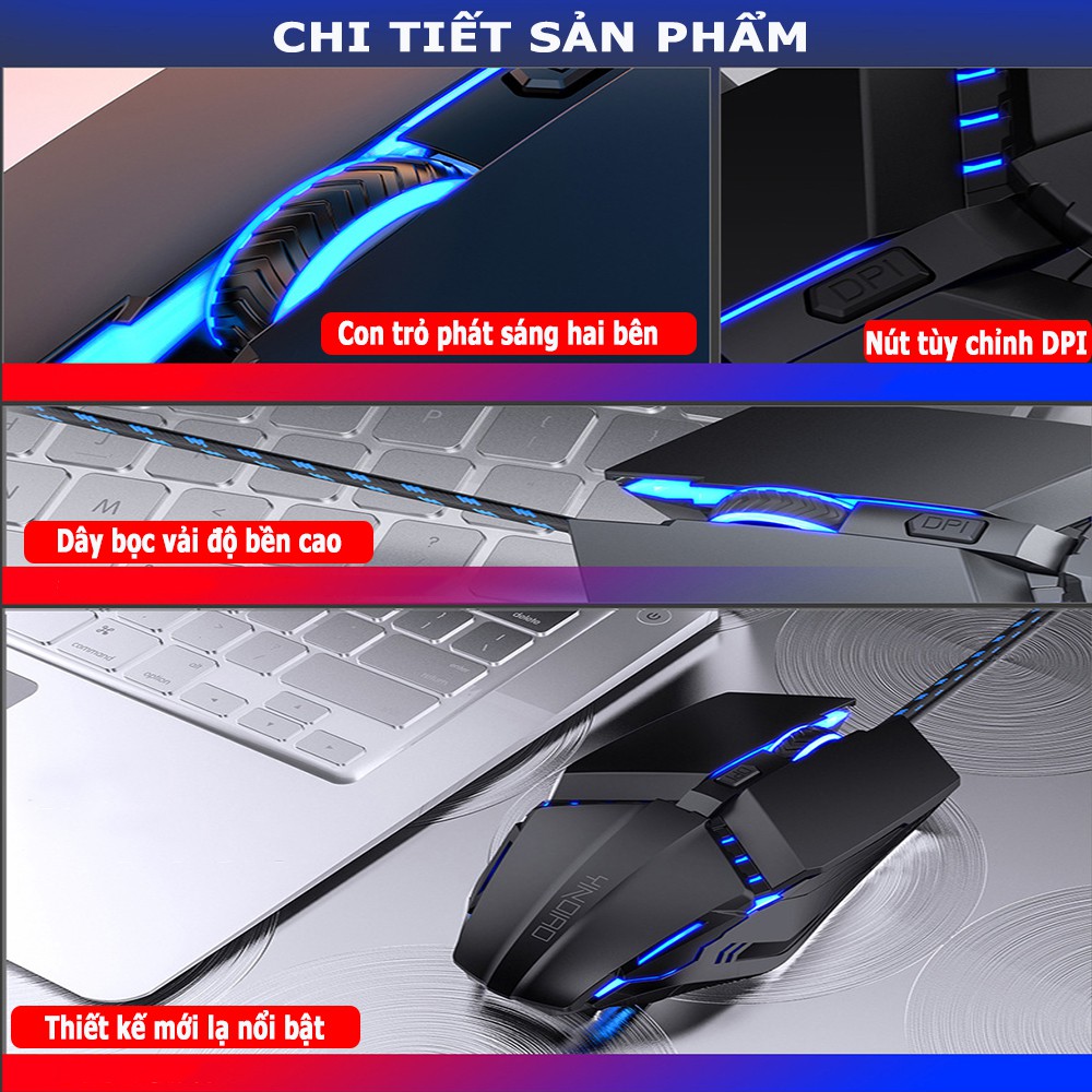 Chuột máy tính gaming có dây G3PRO, DPI 3200 tùy chỉnh đáp ứng đầy đủ nhu cầu về công việc và giả trí