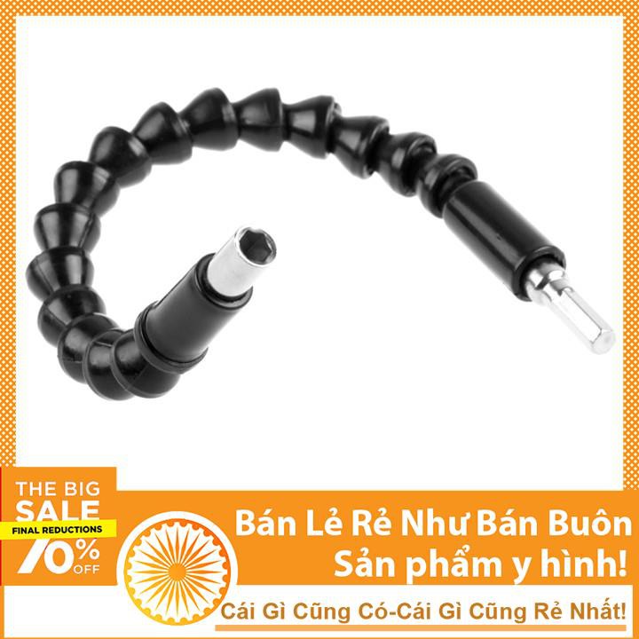 Dây Nối Dài Vặn Vít, Ống Nối Mềm Vặn Vít Uốn Cong Dùng Cho Máy Khoan Pin Khoan Điện Cầm Tay Chuyển Động 180 Độ