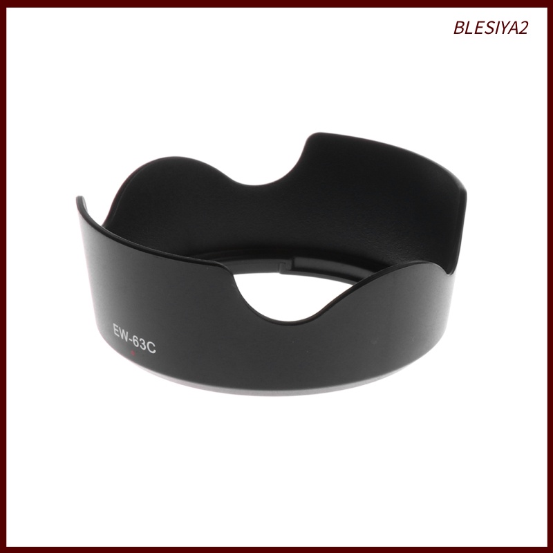 [BLESIYA2]EW-63C Camera Flower Lens Hood for Canon EF-S 18-55mm f3.5-5.6 IS STM Black