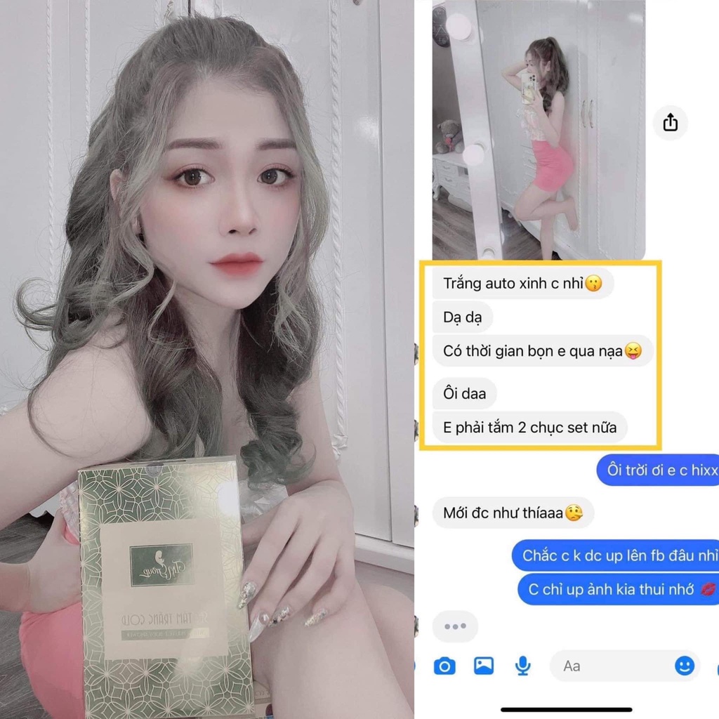 Tắm Trắng Gold Vip Siêu Trắng