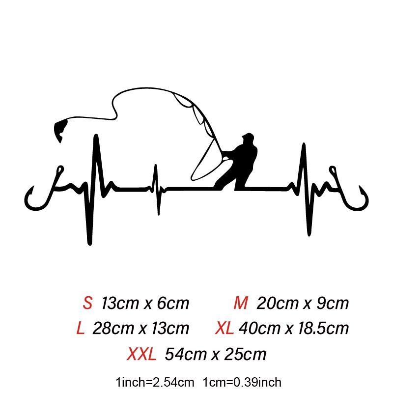 Miếng Dán Trang Trí Cửa Sổ Xe Hơi Hình Câu Cá Bằng Vinyl
