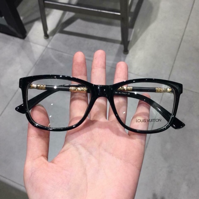 Kính gọng cận lv đen