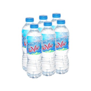 BÁN LẺ _ COMBO 6 CHAI NƯỚC KHOÁNG THIÊN NHIÊN LAVIE 500ML