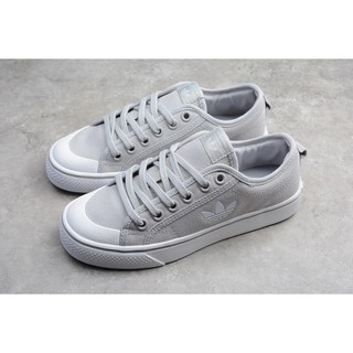 Adidas NIZZA-M light gray canvas shoes EF2039 casual shoes