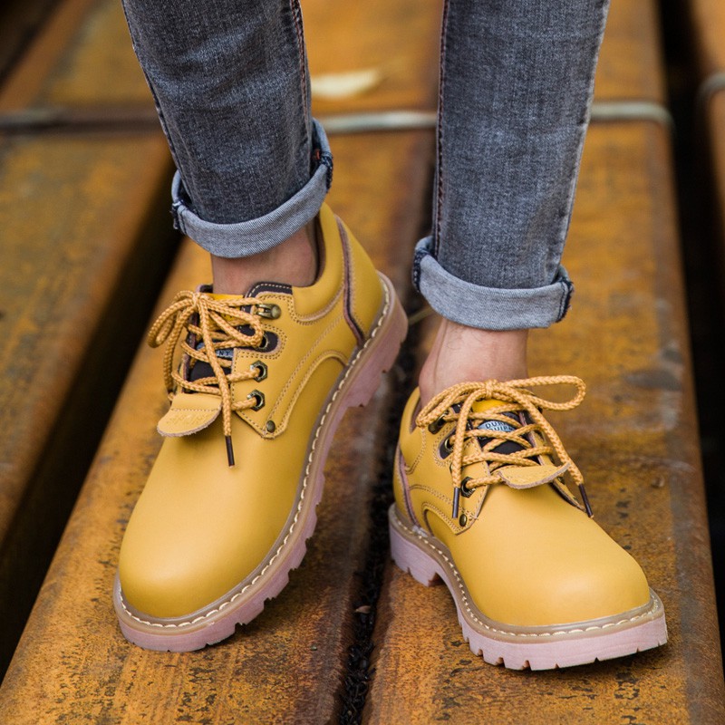 Giày Boot Nam Cổ Ngắn Thời Trang Hàn Quốc | BigBuy360 - bigbuy360.vn