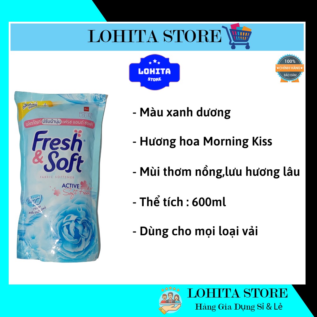 Nước xả vải Fresh & Soft 600ml Thái Lan