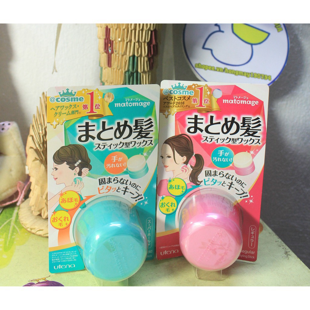 Sáp vuốt tóc Matomage Nhật Bản.CHÍNH HÃNG Chất sáp không hề gây bết dính tóc khi thoaTóc vẫn suôn, mượt mịn