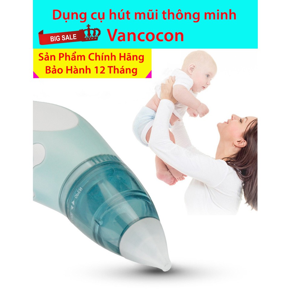 Máy Hút Mũi Thông Minh Vancocon - Máy Hút Dịch Mũi Cao Cấp An Toàn Cho Bé