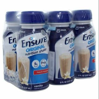 Lốc 6 chai sữa Ensure vani 237ml