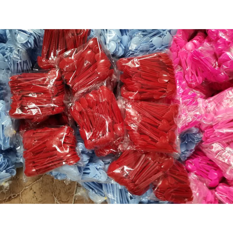 Combo 100 Xẻng Tim Trộn Kem