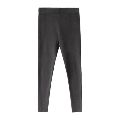 Quần legging lót nhung giữ ấm mùa đông suan quần 9 phân co giãn tôn dáng eo cao phong cách Hàn Quốc Quần Yoga mặc ngoài