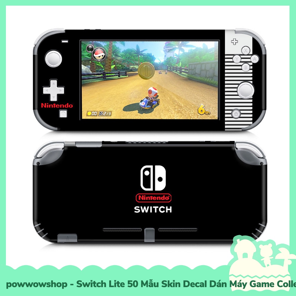 [Sẵn VN - Hỏa Tốc] Switch Lite 50 Mẫu Skin Decal Dán Máy Game Cầm Tay Nintendo Switch Lite Phong Cách Nin Gaming Wolrd