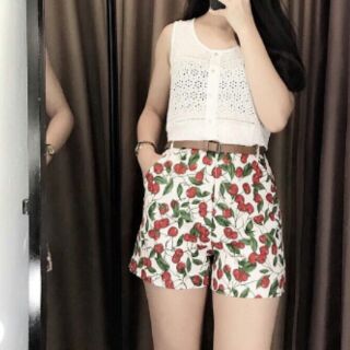 Short cherry Zara dư xịn