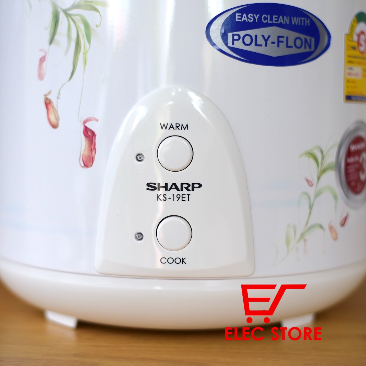 Nồi cơm điện SHARP 1.8L KS-19ET (Deluxe Series)