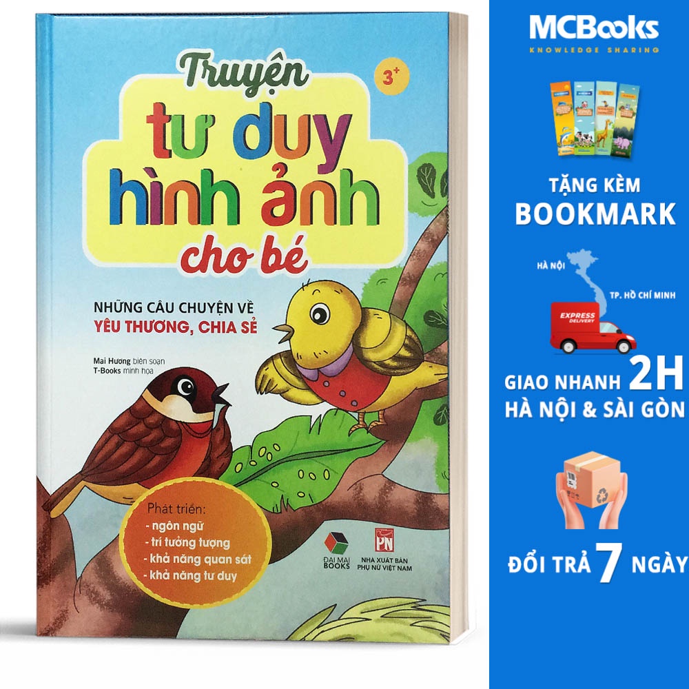 Sách - Truyện Tư Duy Hình Ảnh Cho Bé, Những Câu Chuyện Yêu Thương Chia Sẻ - MCBooks