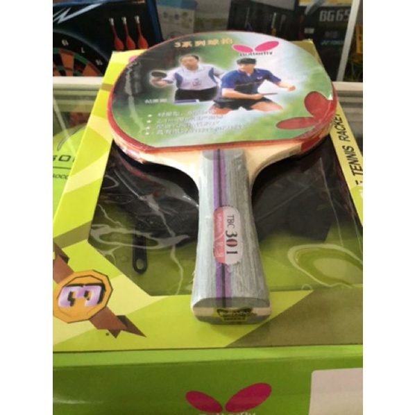 Vợt Bóng Bàn Butterfly 3 Tặng Kèm Bao Vợt