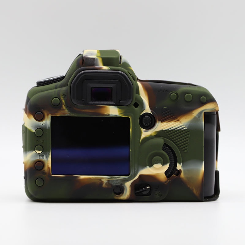 Vỏ bảo vệ bằng Silicon mềm chống trầy xước cho máy ảnh Canon 90D 80D 77D 60D 5D IV 5DS 5DS 5D2 6D II 70D