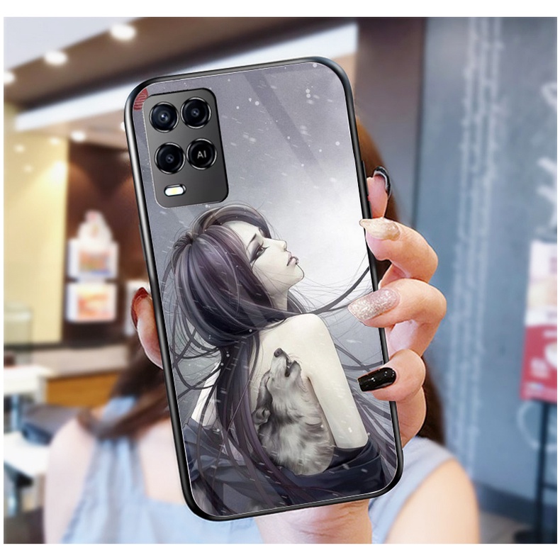 Ốp Lưng OPPO A54, A55 Ốp kính bóng cao cấp mới nhất